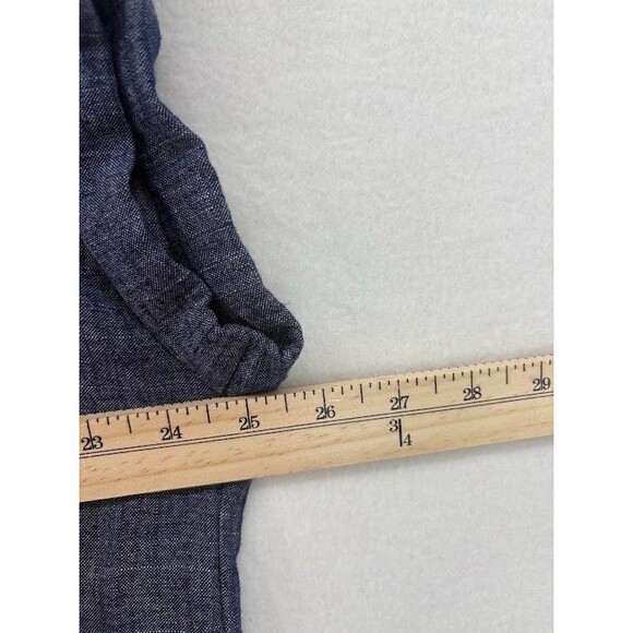 Women's 52Seven Plus Size 1X Button Down Denim Shirt Dress Chambray Boutique - Picture 6 of 7